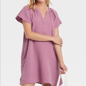 NWT Universal Thread Women’s Short Sleeve Flutter Dress